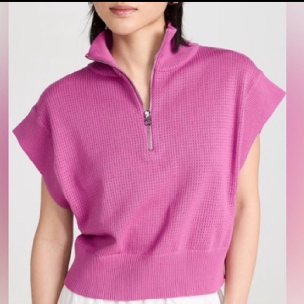 Varley Fulton cropped knit sweater